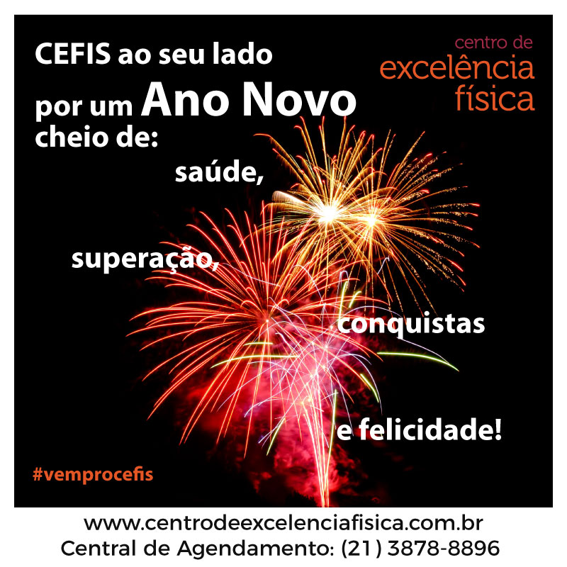 Um Ano Novo cheio de saúde, superação, conquistas e felicidade!